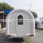 freezer trailer with movable shawarma machine/ food cart with battery & tow bar for mobile food kiosk / fresh juice bar shop