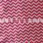 Wholesale custom printed organic fabric, chevron satin fabric