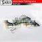 SGF4J01 Four -section bass Joint plastic lure 4"