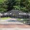 metal Security Gate/ Garden decorative privacy cast aluminium wrought iron fence and gates in stock