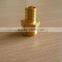 Brass garden hose connector/male and female fitting