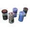 Red empty slip slide round tin container, lip balm tin box, Aluminium cosmetic tins