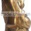brass laughing golden buddha