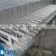 Full stainless steel plate-frame press filtering mud slurry from sugar beet juice
