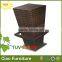 Water-resistant Wicker Bar Set Home Entertainment Wine Table Set Aluminum Table and Chair