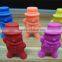 creative customized silicone baby chopstics holder snowman design chopstic holders