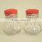Clear glass jar locking lid with ceramic lid