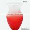 frosted colored glass vase for wedding