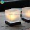 wholesale candle jars with metal lids Candle making Glassware medium square glass jar