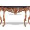 French Style Reproduction Living Room Furniture Console Table With Wood Top
