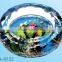 High quality cheap laser engraving crystal ashtray