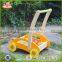 2017 New design push along toy wooden child car with blocks top fashion wooden child car W16E017