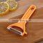Customized color factory wholesale PP material stainless steel blade brush shape potato peeler