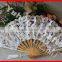 Beatutiful and colorful wedding folding lace fan