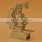 2015 newest top quality wooden Christmas decor gift with light