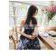 Guangzhou clothing OEM bright babysbreath scattered summer black star dress