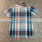 Kids boy stocklots checked short sleeve shirt