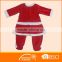 Christmas Bowknot Soft Cotton Baby Clothes Romper