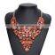 Luxury crystal gems women collar necklace jewelry