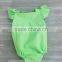 Boutique Summer Newborn Baby Clothes Solid Color Linen Frock Adjustable Wholesale Girl Romper