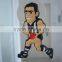Suction cup football character soccer character figurine for window