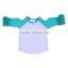 100% cotton boutique clothes boy girls unisex raglan toddler clothes