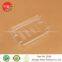 clear disposable PET plastic fruit food tray