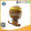 Soft Velboa Cuddly Brown Monkey with Golden Crown Animal Toy for baby