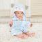 Baby Hooded Cotton Velour Custom Design Beach Towels&Children Absorbency Terry Bathrobes