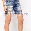 Ladies Boyfriend Super Ripped Denim Short Denim Jeans Shorts