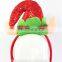 wholesale cheap cute christmas headband with Elf hat