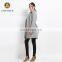 China Manufacturer Woman Apparel Long Gray Ski Coat