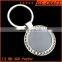 Customized painted metal keychain with ring in any shape and color made by GS craft
