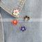 Metal pumpkin custom enamel pin badge for hallowmas