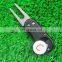 USA Flag Soft Enamel Metal Golf Ball Marker with Antique Brass Golf Divot Tool
