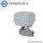 2pieces DN20 3/4'' Stainless Steel  Mini Motor Operated Ball Valve Without Manual And Indicator