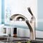 New Unique Chrome Brass Elegant Neck Wall Mounted Mixer Tap Kitchen Faucet