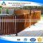 Corten steel decorative t bar fence posts for gardens and parks