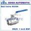 GOGO High quality Type two stainless steel ball valve DN25 Female thread 1 inch BSP SS304 201 316L 2 way Control Ball Valve