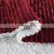 Double Layers Sherpa Backing Corduroy Fleece Throw Blanket For Winter