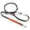 Explosion-proof rushed elastic nylon pet running traction rope dog leash