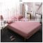Summer 100% Cotton Bamboo Decorative Custom Bed sheet with Pillow Case Cover Pure White