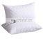 Set Of 2 Standard Size Bed Pillows Goose Down Pillow With 100% Egyptian Cotton Fabric Cover