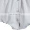 Wholesale high quantity plain grey cute beautiful Baby Girl Romper