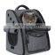 New Design Breathable Pet Backpack Night Reflective Dog Carry Bag Portable Collapsible Dog Pet Cat Carry Backpack