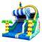 Large Inflatable palm surfing water slide , Inflatable slide for attracting people
