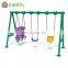 JINMIQI factory children playground equipment double baby swing for JMQ-25732