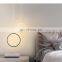 Modern LED Office Chandeliers Nordic Restaurant Lobby Exhibition Hall Industrial Wind Circle Ring Lamp
