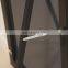 Black metal frame  full length floor free stand mirror