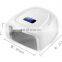 New design 60W rechargeable cordless nail lamp Lithium Battery Inside ABS Material Rechargeable Nail UV Lamp